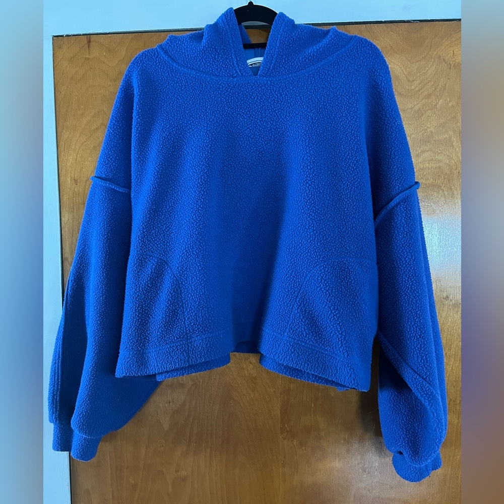 We The Free Blue Fleece Hoodie